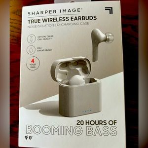 Sharper Image True wireless earbuds. NWOT.